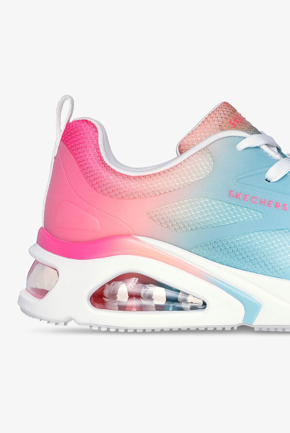 Skechers Street Women's TRES-AIR UNO - HAZEY SUNSET Multi Color Ombre Athletic Lace Up Nursing Shoes - null - 4