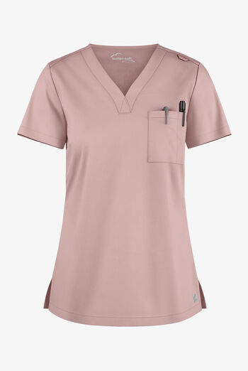 Butter-Soft STRETCH Women's 2-Pocket V-Neck Tuck-In Scrub Top
