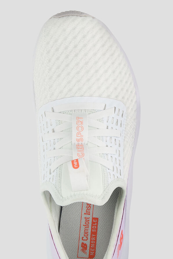 New Balance Women's NRGS White/Flare Athletic Lace Up Shoes - null - 2