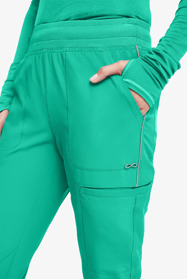 Cherokee Infinity Women's 6Pocket STRETCH Cargo Jogger Scrub Pants