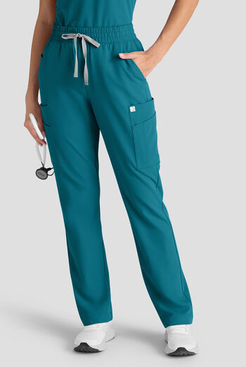 ReSurge Topaz Women's 11-Pocket Drawstring Scrub Pants