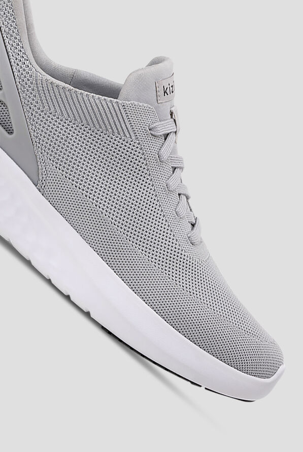 Zapatillas de enfermería Kizik Athens Slate Grey con cordones para mujer - Slate Grey - 3