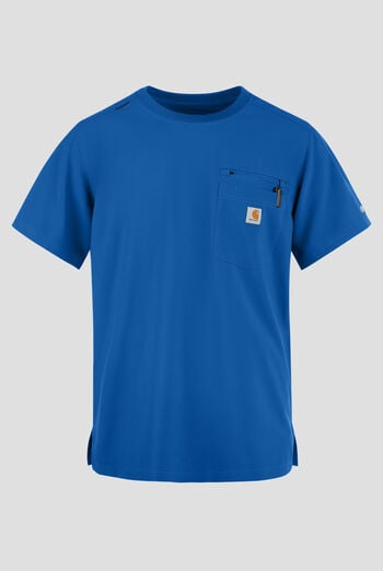 Carhartt Cross-Flex Men's 2-Pocket STRETCH Crew Neck Scrub Top