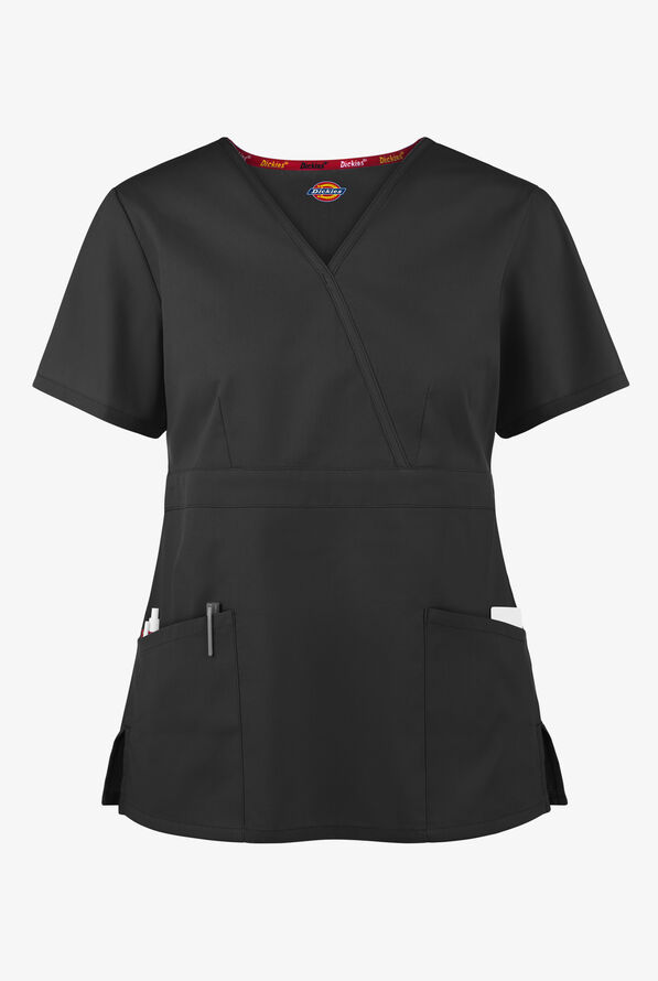 Dickies EDS Essentials Women's Mock Wrap Scrub Top DK625