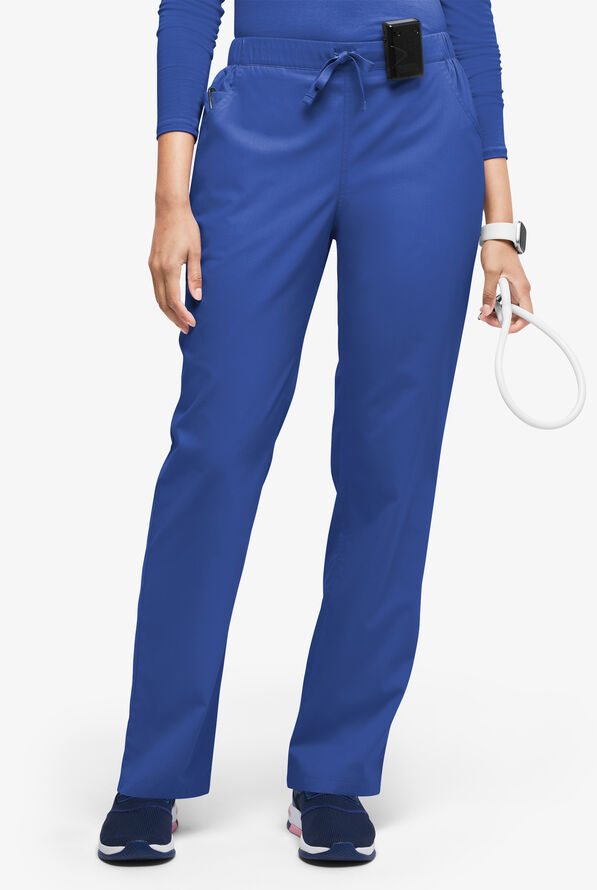 Butter-Soft Originals Women's 5-Pocket Jeans-Style Straight-Leg Scrub Pants - Galaxy - 1