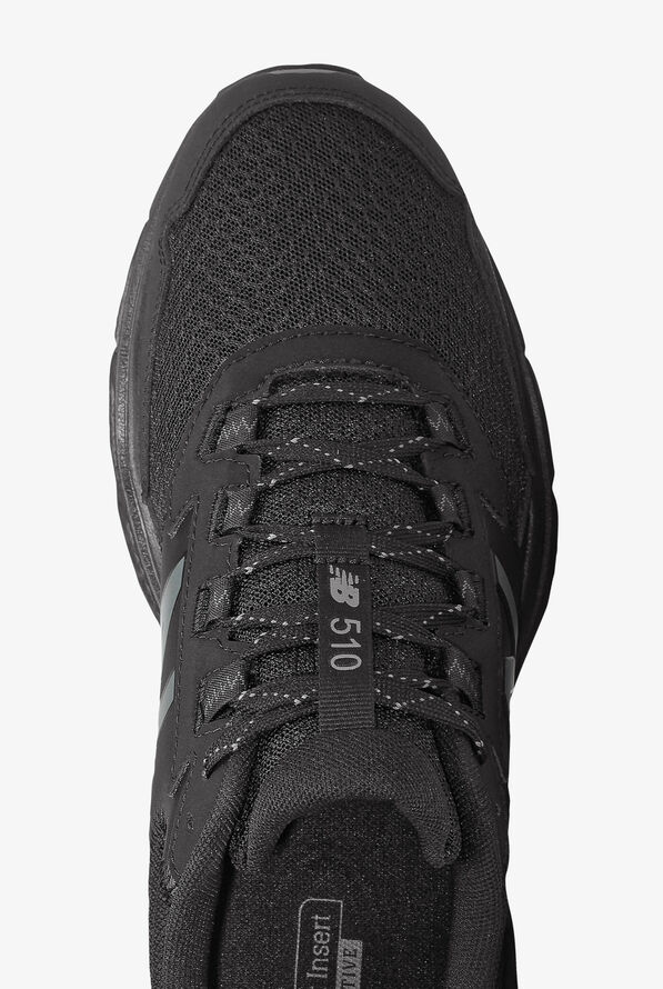 New Balance Men's Black/Castlerock/Black 510V5 Athletic Shoes - null - 3