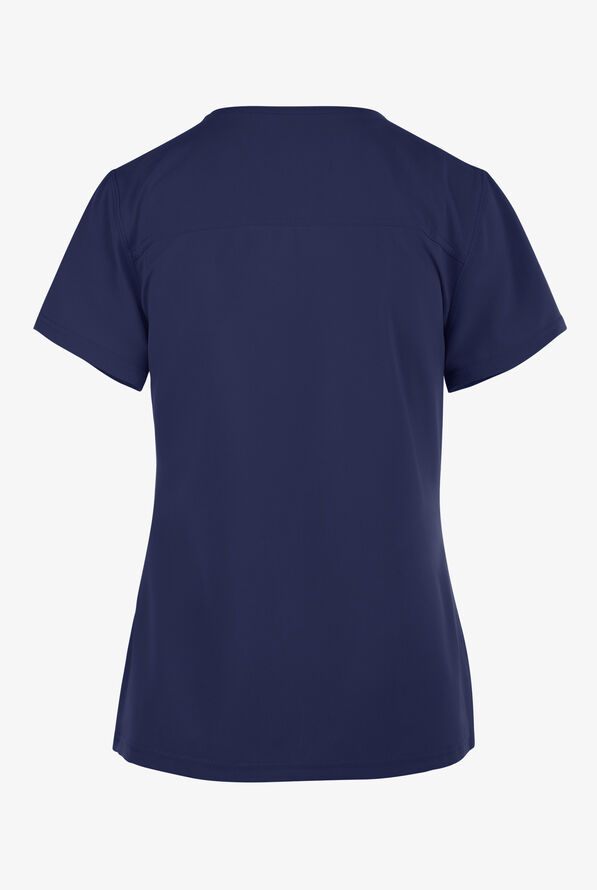 Dickies EDS NXT Women's 4-pocket V-Neck Scrub Top - Navy - 2