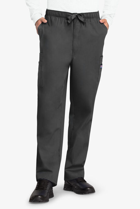 Cherokee Workwear Men's 7-Pocket Cargo Scrub Pants