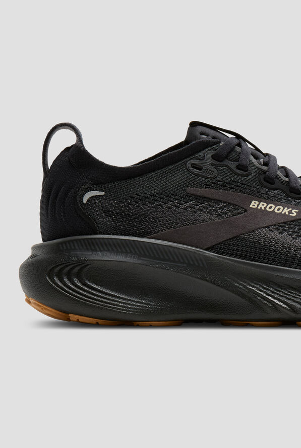 Brooks Men's Adrenaline GTS 25 Black/Biscuit Athletic Lace Up Shoes - null - 4