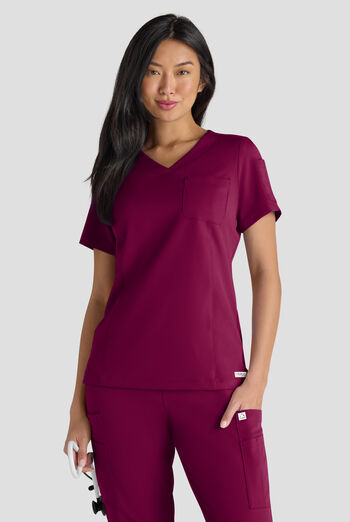 ReSurge Diamond Women's 3-Pocket V-Neck Tuck In / Wear Out Scrub Top