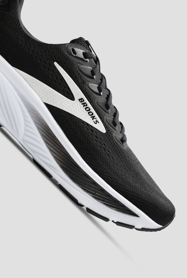 Zapatillas deportivas Brooks Ghost 17 Black/Grey/White con cordones para hombre - null - 3