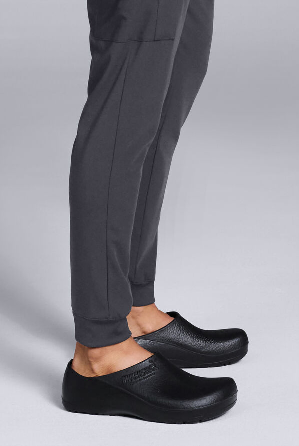 Conjunto de uniforme m&eacute;dico Hypothesis S-R Shift Ready estilo jogger con cuello redondo para hombre - Pewter - 6