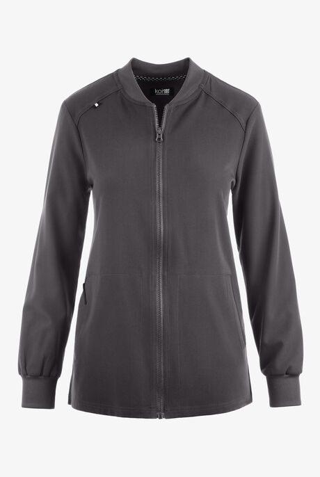 koi Next Gen Always in Motion Women's 2-Pocket STRETCH Contemporary Fit Scrub Jacket