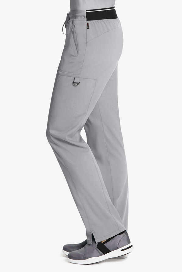Grey's Anatomy by Barco Spandex STRETCH Kim Women's 3-Pocket Cargo Scrub Pants - Moonstruck - 3