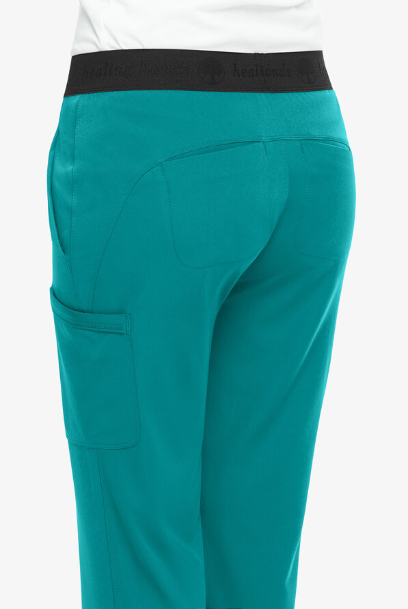 HH Works by Healing Hands Elastic Waist Scrub Pants Spandex Scrubs