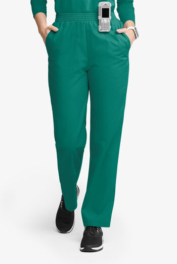 Butter-Soft Originals Women's 2-Pocket High Waisted Straight Leg Scrub Pants