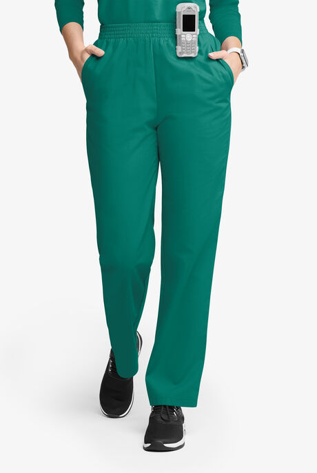 Butter-Soft Originals Women's 2-Pocket High Waisted Straight Leg Scrub Pants