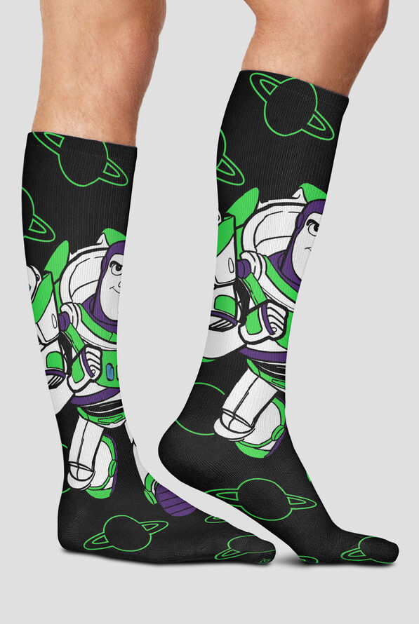 Tooniforms Mens Infinitely Buzz 10-15 mmHG Light Compression Socks - null - 3