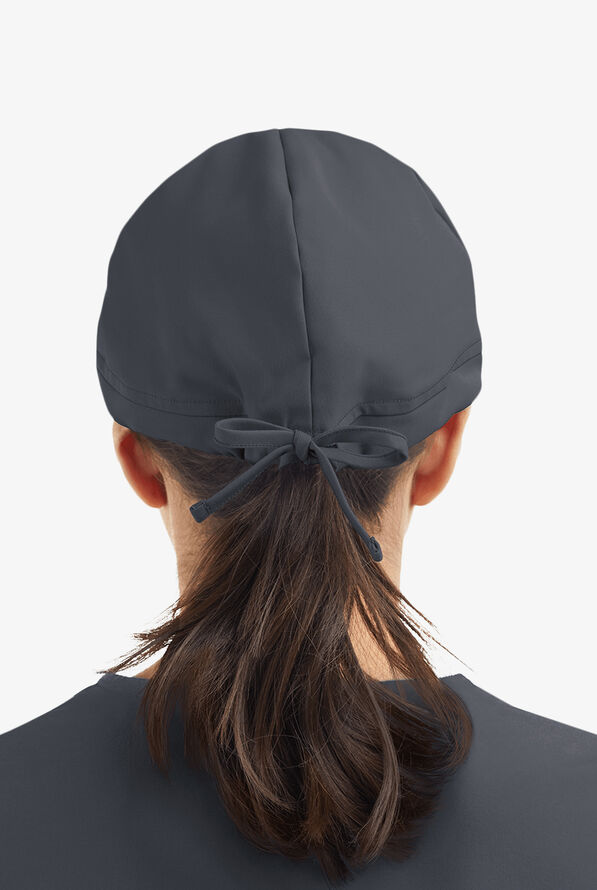 Advantage By Butter-Soft Unisex Drawstring STRETCH Scrub Hat - Pewter - 2