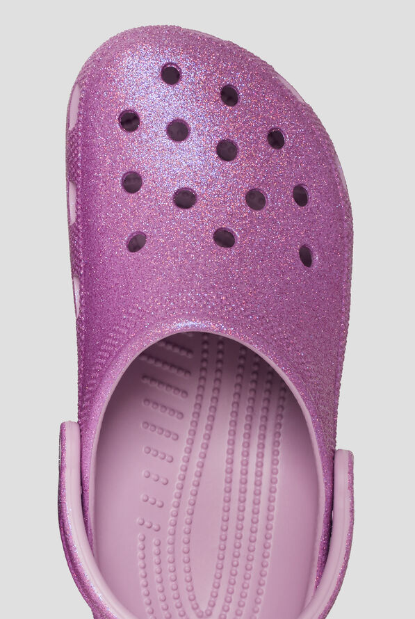 Crocs™ Womens Classic Hydrangea Iridescent Glitter Clog - Hydrangea - 2