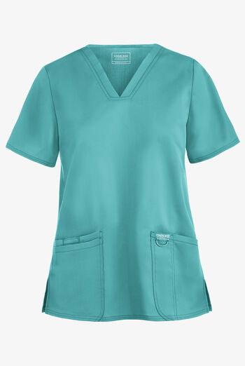 Cherokee Workwear Revolution Women's 3-Pocket STRETCH V-Neck Scrub Top