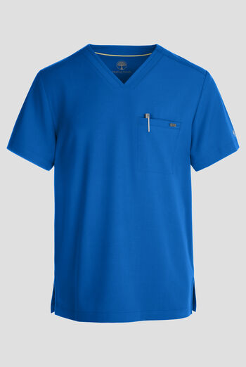 Camisa m&eacute;dica Healing Hands Quest STRET CH con cuello en V y 1 bolsillo para hombre