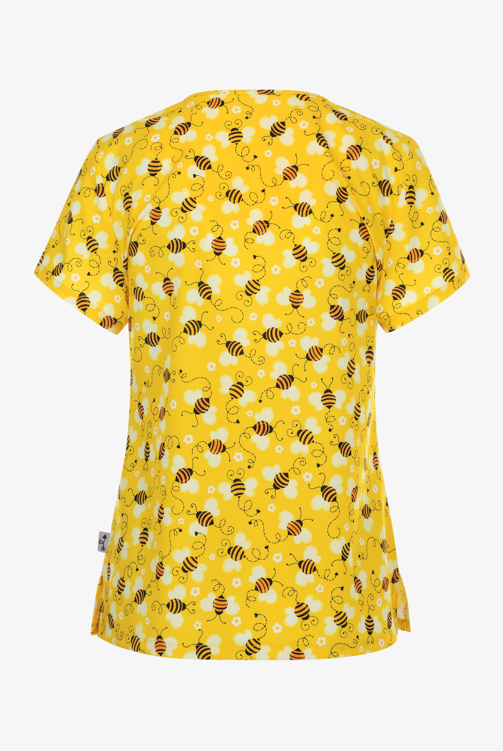 Zavate Ava Therese Buzzin Bees Women's 2-Pocket STRETCH V