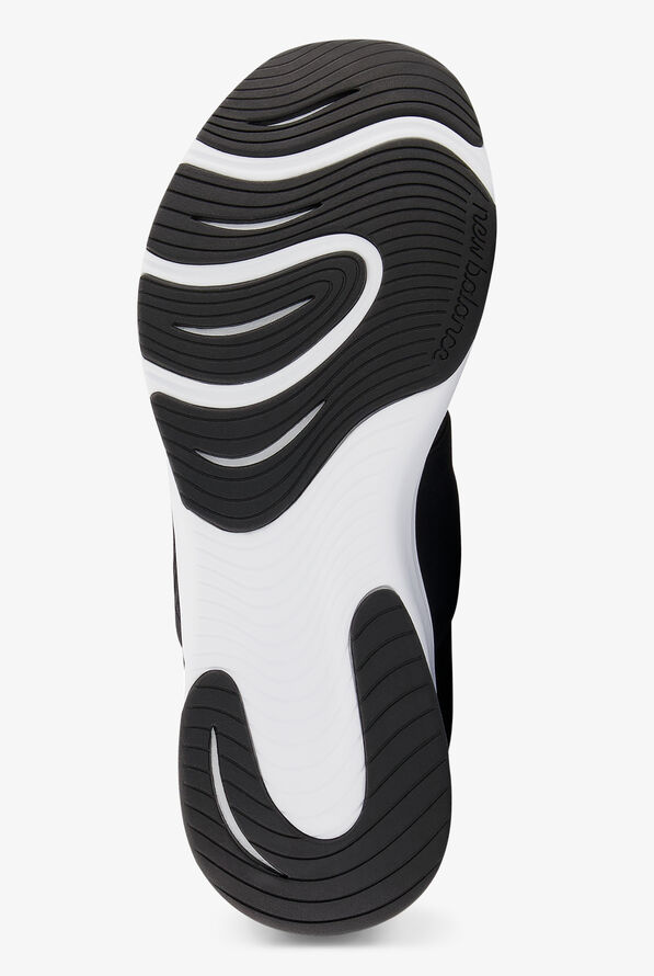 New Balance Women's DynaSoft Nergize v3 Black/White Athletic Lace Up Nursing Shoes - null - 6