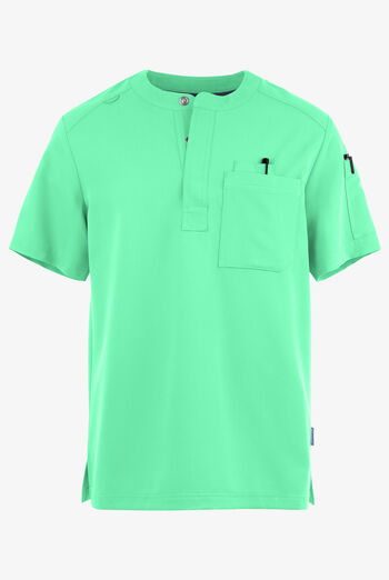 Camisa m&eacute;dica MOVEMENT by Butter-Soft Eclipse Henley con 3 bolsillos para hombre 