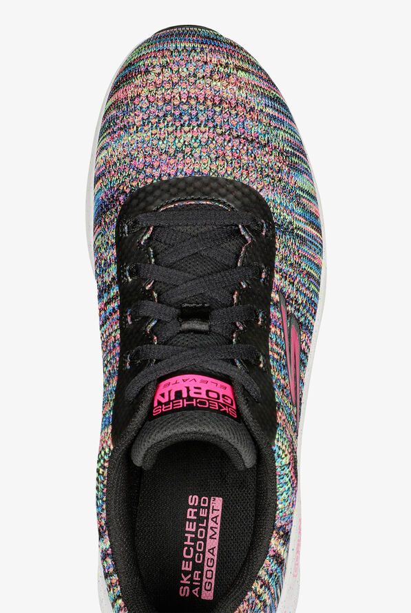 Zapatillas deportivas de enfermer&iacute;a Skechers Performance Go Run Elevate Black con cordones para mujer - null - 2