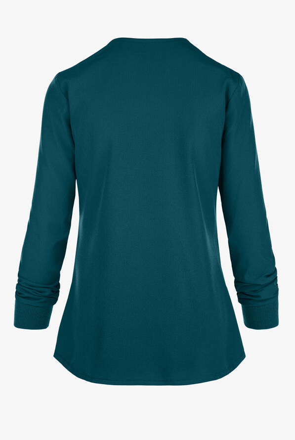 Chaqueta médica abrigada Skechers by Barco Stability STRETCH con 2 bolsillos para mujer - Bahama Blue - 2