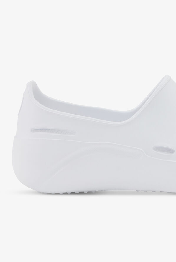 Anywear Unisex Streak Slip On Shoes - White - 4
