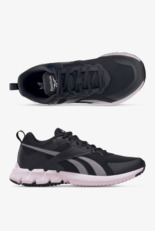 Reebok Women's ZTAUR RUN II Black//Porcelain Pink/Black Athletic