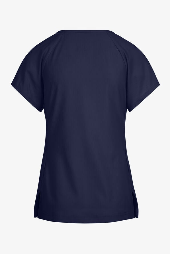 koi Lite&trade; Lilias Women's 2-Pocket Sweetheart Notch Neck Scrub Top - Navy - 2