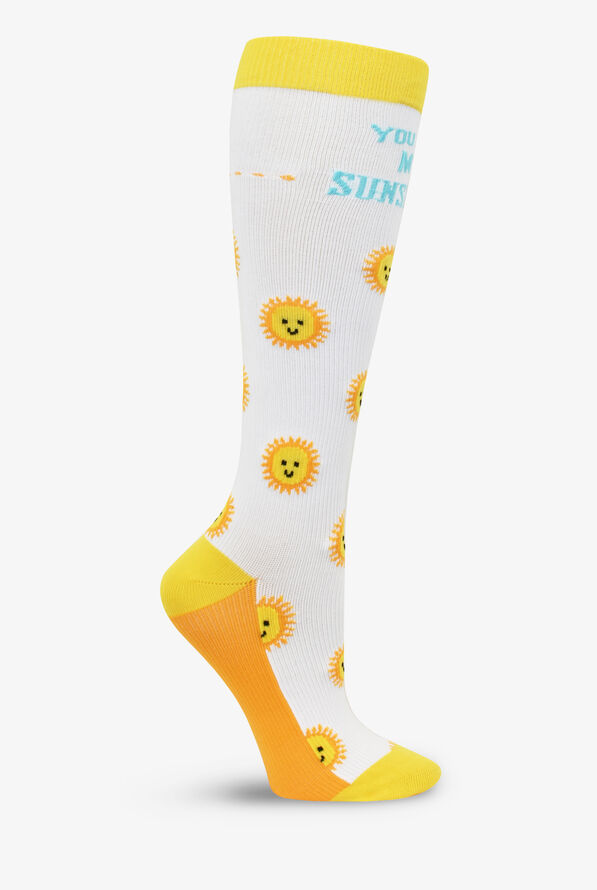 UA Exclusive Think Medical Hello Sunshine Women's 10-14 mmHg  Light Compression Socks - null - 2