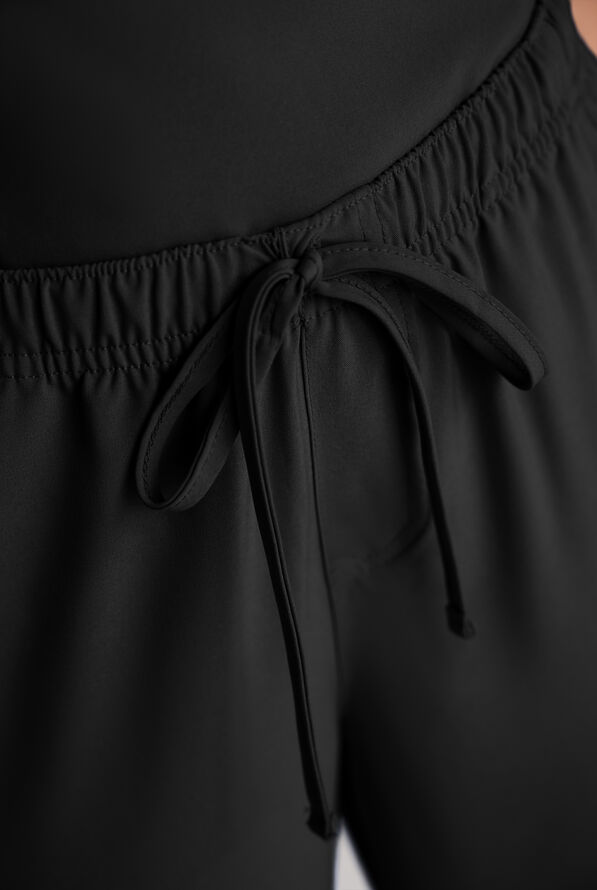 Easy STRETCH Women's 8-Pocket Scrub Set - Petite - Onyx Black - 9