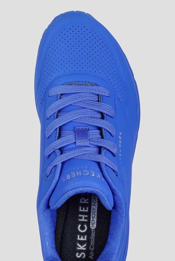 Skechers Street UNO - STAND ON Air Royal Blue Athletic Lace Up Shoes - null - 2