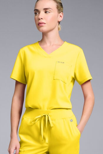 Hypothesis Women's Base V-Neck Tuck-In Scrub Top