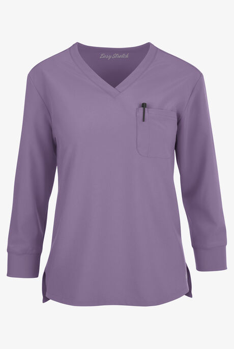Easy STRETCH Women's Josie 2-Pocket Relaxed 3/4" Sleeve Scrub Top