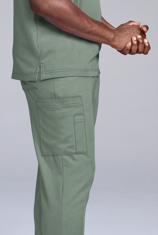 Hypothesis S-R Shift Ready Men's Crew Neck & Jogger Scrub Set - Mineral - 6