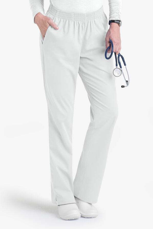 ButterSoft Scrubs by UA PETITE Elastic Waist Pants Short Scrub Pants