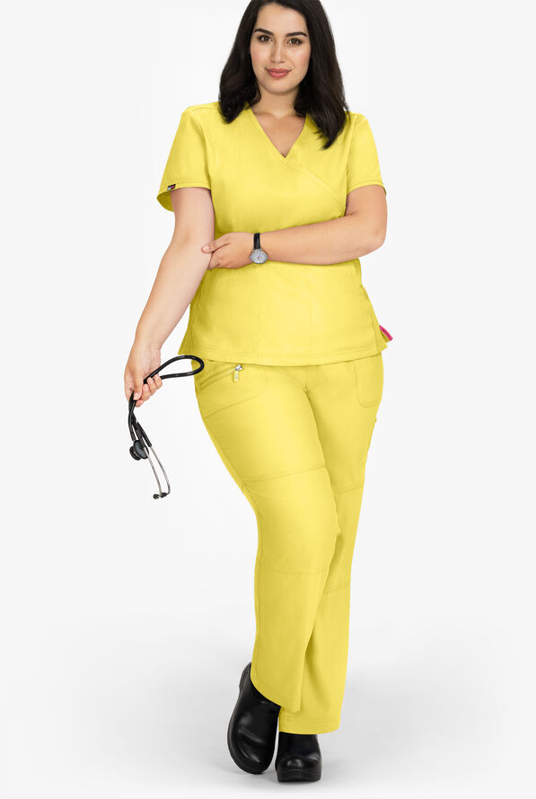 koi Lite Scrubs PETITE 721P Peace Slim Fit Pants Petite Scrub Pants