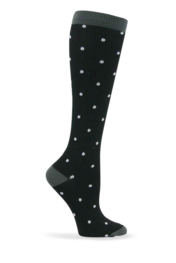 Think Fashion Mini Polka Dot Women's 10-14 mmHg Light Compression Socks - null - 1