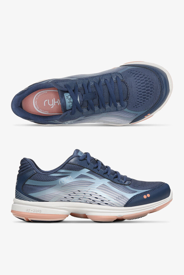 Ryka Women's Devotion + 3 Fresh Navy Athletic Lace Up Nursing Shoes - null - 1