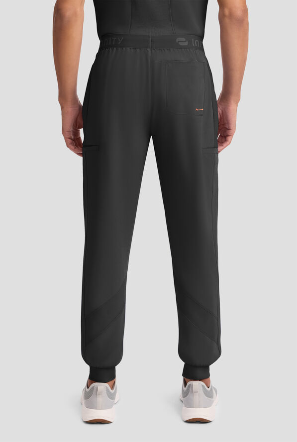 Pantal&oacute;n m&eacute;dico Infinity GNR8 STRETCH estilo cargo jogger con cintura el&aacute;stica y 5 bolsillos para hombre - Black - 4