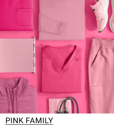 Shop Pink Family Scrubs