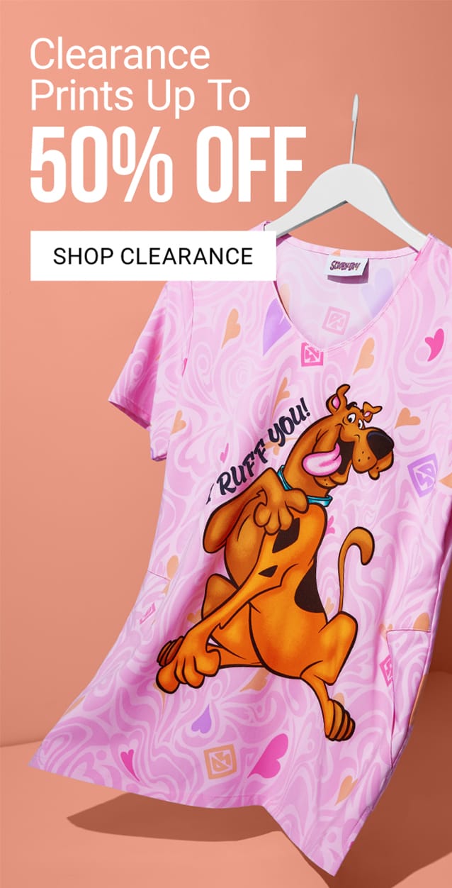 Clearance Print Scrubs 