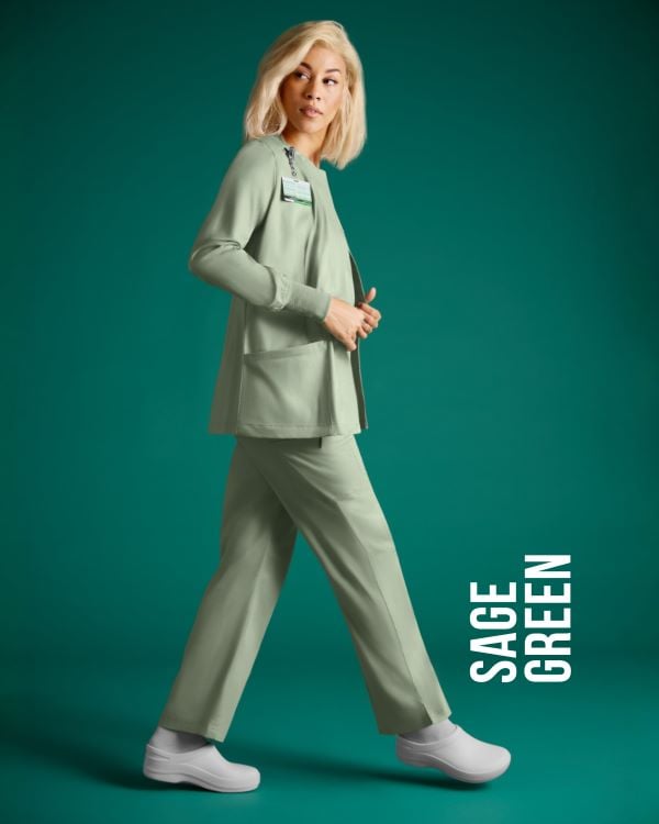 sage green scrubs