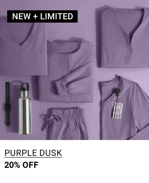 Purple Dusk Color Scrubs