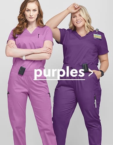 Purple Color Family Scrubs